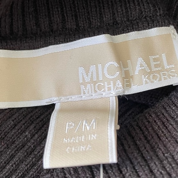 Michel Kors women’s cowl neck wrap fringe pullover/ sweater. Size M p new - Picture 3 of 3